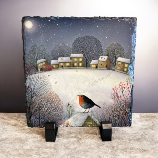 WINTER ROBIN SLATE DESIGN 4