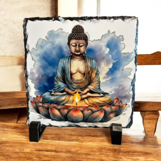 BUDDHA SLATE WITH STANDS