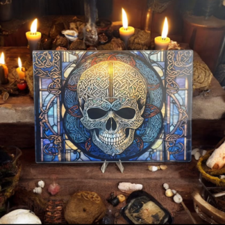 SECRET OF THE CELTS GLASS CHOPPING BOARD
