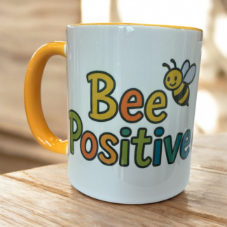 BEE POSITIVE MUG