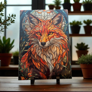 FOX GLASS CHOPPING BOARD